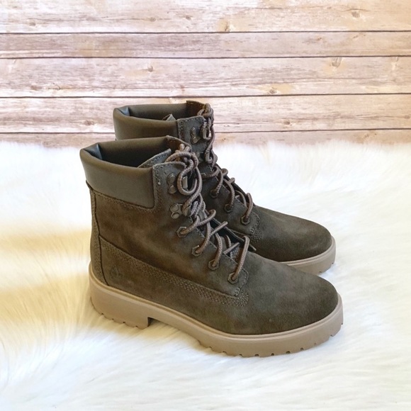 Timberland Shoes - Timberland Carnaby Cool 6” Olive Suede Boots